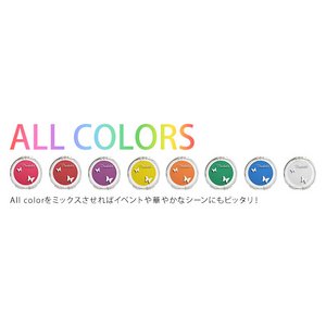 Borboleta（ボルボレッタ）ヘアチョーク　全色　PINK、RED BROWN、ORANGE、YELLOW、PURPLE、GREEN、WHITE、BLUE 8色セット