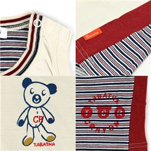 子供服 カラーオフホワイト Tabatha CRAYON プリントタンクトップ サイズ80cm