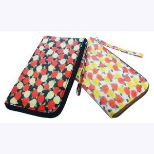 集金型ポーチ/NEWローズ(ホワイト×イエロー)