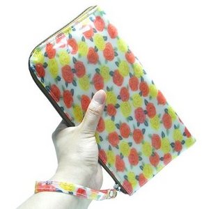 集金型ポーチ/NEWローズ(ホワイト×イエロー)