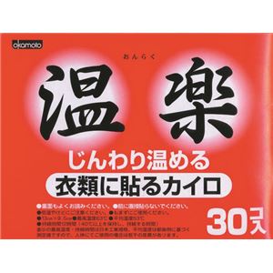 オカモト 温楽 貼るカイロ レギュラー 30個入×8セット（240個）