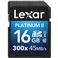LT[ Platinum II 300x SDHC UHS-IJ[h 16GB LSD16GBBJP300