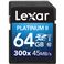 LT[ Platinum II 300x SDXC UHS-IJ[h 64GB LSD64GBBJP300