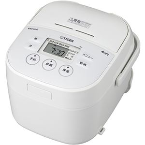 タイガー魔法瓶 マイコン炊飯ジャー <炊きたて> tacook 3合炊き ホワイト JBU-A551W