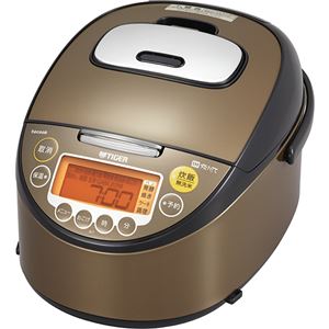 タイガー魔法瓶 IH炊飯ジャー ＜炊きたて＞ 「tacook」 5.5合 ブラウンステンレス JKT-J100XT