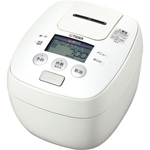 タイガー魔法瓶 圧力IH炊飯ジャー ＜炊きたて＞ 5.5合 ホワイト JPB-R100W
