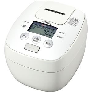 タイガー魔法瓶 圧力IH炊飯ジャー ＜炊きたて＞ 1升 ホワイト JPB-R180W