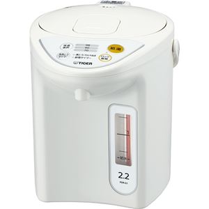 タイガー魔法瓶 マイコン電動ポット 2.2L ホワイト PDR-G221W