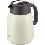 タイガー魔法瓶 ステンレスポット ＜プッシュレバータイプ＞ 保温保冷 1.2L アイボリー PWM-B120CAの詳細ページへ