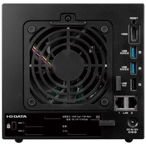 アイ・オー・データ機器 高性能CPU&NAS用HDD「WD Red」搭載 長期3年保証 中規模オフィス向け4ドライブビジネスNAS「LAN DISK X」 16TB 便利な引っ越し機能付 HDL4-X16