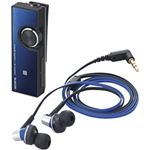 エレコム Bluetoothオーディオレシーバー/イヤホン付/AV用/デュアルアンプ搭載/Class1/ブルー LBT-PHP500AVBU