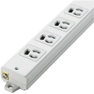 エレコム EU RoHs指令準拠 二重構造工事用タップ/3ピン/8個口/1.0m/グレー T-WRM3810LG/RS