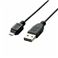 [ELECOM�i�G���R���j] ���ʑ}��USB�P�[�u���iA-microB�j U2C-DAMB02BK