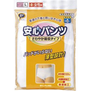 （まとめ買い）安心パンツ 軽度失禁ショーツ 女性用 約15cc Lサイズ&times;2セット