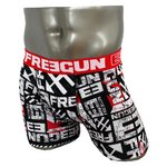 FREEGUN(フリーガン) ボクサーパンツ メンズ アンダーウェア インナー 男性下着 下着 メンズボクサーパンツ ギフト プレゼント 誕生日プレゼント FG27/SCRAT  840003 (02.レッド Lサイズ)