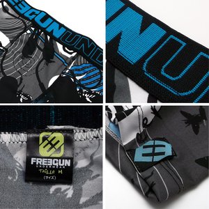 FREEGUN(フリーガン) ボクサーパンツ メンズ アンダーウェア インナー 男性下着 下着 メンズボクサーパンツ ギフト プレゼント 誕生日プレゼント 840023 FG3 ELECTRICFLY (M)