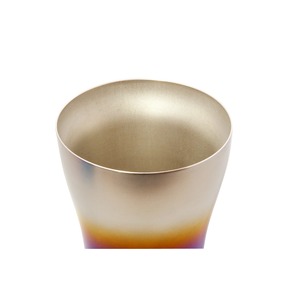 【訳あり・在庫処分】 新潟県燕産 HORIE製 チタン製 二重タンブラー 250cc ファイヤーバーン 中宮虎熊商店限定モデル