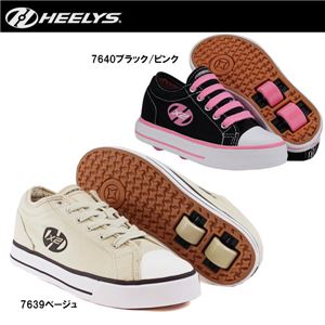 hys-003 【HEELYS／ヒーリーズ】ローラーシューズ HX2 JAZZY ジャジー 7639 ベージュ 26cm