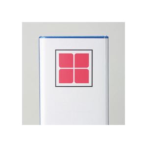 （まとめ）TANOSEE 両開きパイプ式ファイルE A4タテ 60mmとじ 青 30冊