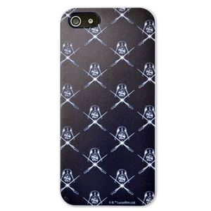 スマホカバー Slim Grip iPhone 5s/5 STAR WARS(ダースベイダー総柄ネイビー)
