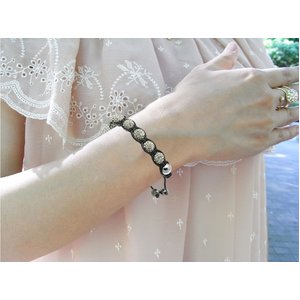 カラフルシャンバラブレスレット/グリーン