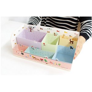 JETOY（ジェトイ）ペーパー収納整理BOX　Joozoo/仕切箱6個付