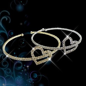 ワイヤーテニスブレス(ビッグハート)ゴールド