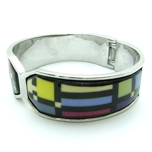 陶器(エマイユ)使いのセパレートバングル/スクエア