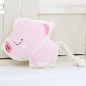 Its Dog(イッツドッグ) オーガニックコットン犬用ぬいぐるみTOY/ブタ