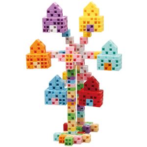 (まとめ)アーテック Artecブロック/カラーブロック 【パステル】 バケツ入り 220pcs ABS製 【&times;5セット】