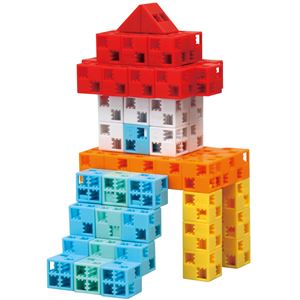 (まとめ)アーテック Artecブロック/カラーブロック 【パステル】 バケツ入り 220pcs ABS製 【&times;5セット】