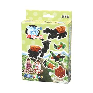 (まとめ)アーテック Artecブロック/カラーブロック 【こんちゅうセット】 30pcs ABS製 【&times;15セット】