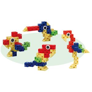 (まとめ)アーテック Artecブロック/カラーブロック 【とりのなかまセット】 30pcs ABS製 【&times;15セット】