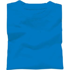 (まとめ)アーテック カラーTシャツ 【Jサイズ】 綿100% 半袖 無地 ブルー(青) 【&times;15セット】