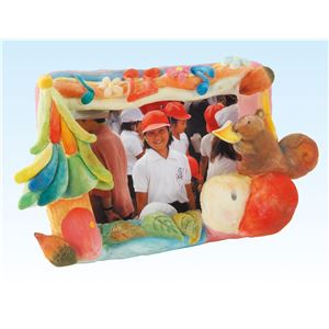 (まとめ)アーテック フォトフレームキット(粘土芯材) プルルホワイト付き 【&times;15セット】