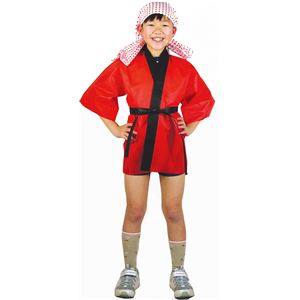 (まとめ)アーテック カラー不織布はっぴ/法被 【子供用 Sサイズ】 レッド(赤) 【×30セット】