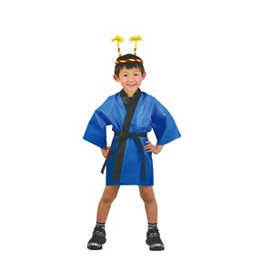 (まとめ)アーテック カラー不織布はっぴ/法被 【園児用 Cサイズ】 ブルー(青) 【&times;30セット】