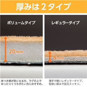 防ダニ・抗菌・防臭フランネルラグマット/絨毯 【レギュラータイプ/約130×185cm ピンク】 厚み8mm 長方形