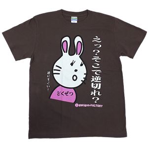 毒舌うさこ え?逆切れ? Sサイズ グレー