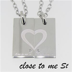 SN11-021022 close to me St(クロス・トゥ・ミー) ステンレスネックレス ペア