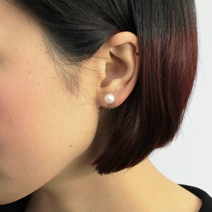 7mm珠　あこや本真珠　イヤリング