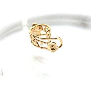 10金イエローゴールド ブルートパーズ イヤーカフ