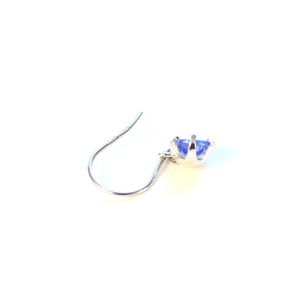 プラチナ 0.5ct タンザナイト フックピアス