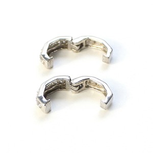 キュービックジルコニア CZ イヤーカフ ラインストーン イヤリング ノンホールピアス ピアリング