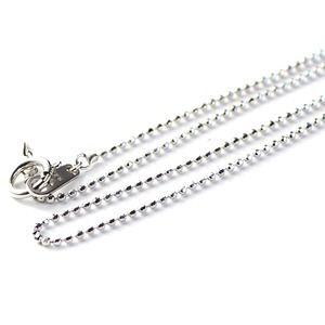 シルバー 925 イタリア製　カットボールチェーン ネックレス チェーン 