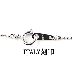 シルバー 925 イタリア製　カットボールチェーン ネックレス チェーン 