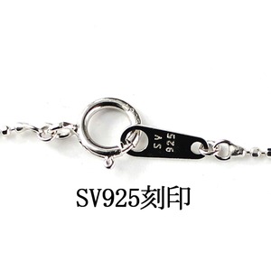 シルバー 925 イタリア製　カットボールチェーン ネックレス チェーン 