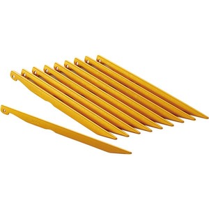 HCS(エイチシーエス) アルミカラーペグ10本セット OGK3105SET イエロー