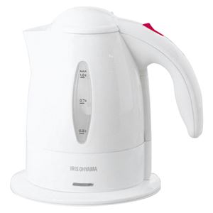 アイリスオーヤマ電気ケトル 1L ホワイト IKE-1001-W