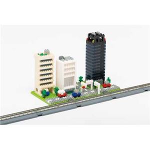 nanoblock（ナノブロック） カワダ nGSC_002 情景ビルセット 【知育玩具】